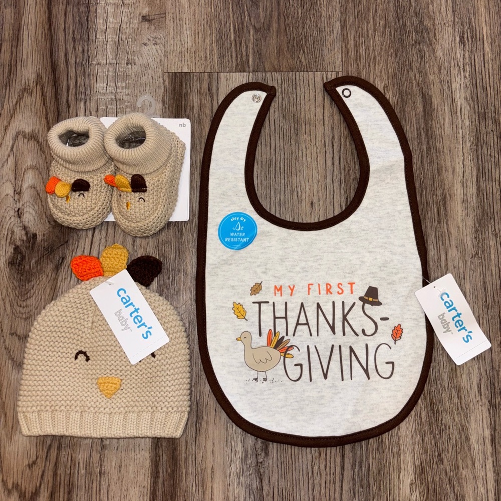 NEW W/Tags Baby Thanksgiving Set